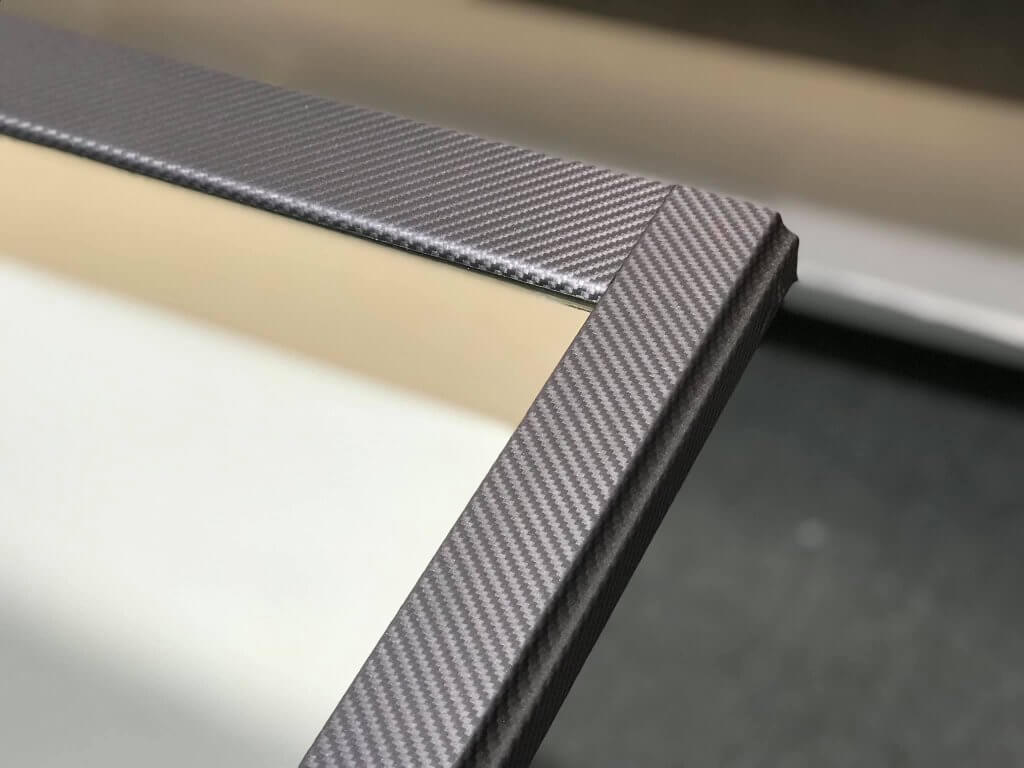 carbon fibre cupboard edge