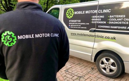 Professional van signage showing custom vehicle branding for a business vehicle
